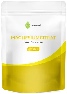 Packung Magnesiumcitrat-Pulver